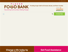 Tablet Screenshot of placerfoodbank.org